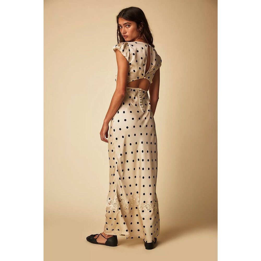 New Free People Butterfly Babe Maxi Dress Size Small - Picture 2 of 12